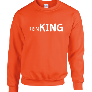 T-shirt, Sweater of Hoodie Koningsdag DrinKING. HB-Webshop is een onderdeel van HB-Creations Tilburg / Rijen