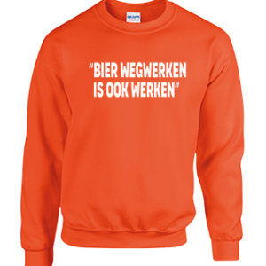 Swaeter Bier wegwerken is ook werken. HB-Webshop.com is een onderdeel van HB-Creations.nl Rijen, Tilburg en kruikenstad.