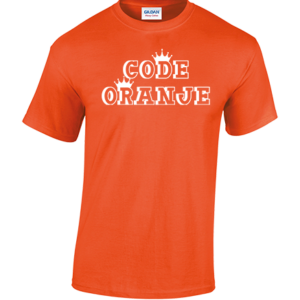Printfashion Oranje T-Shirt met Code Oranje Het oranje t-shirt van PrintFashion met Code Oranje is dé perfecte mix van comfort en uitstraling. Gemaakt van zacht, duurzaam katoen en voorzien van een opvallende print die direct in het oog springt. Ideaal voor evenementen, acties of gewoon om jouw statement te laten zien. Draag kleur. Draag kracht. Draag Code Oranje. Printfashion.nl is een onderdeel van HB-Creations uit Rijen.